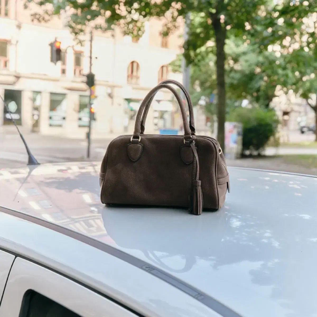 トートバッグ ヌバック