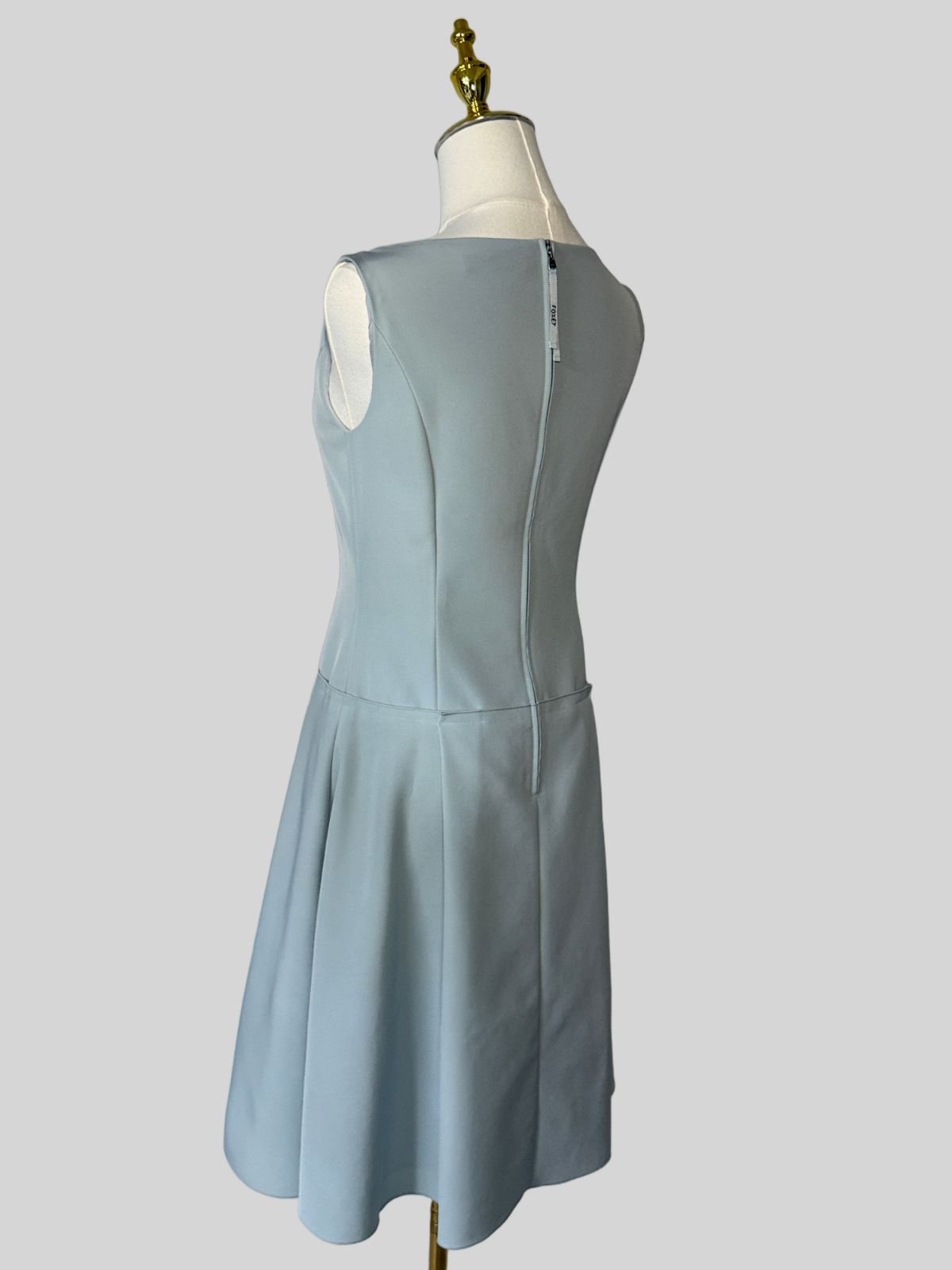 極美品FOXEY/フォクシーニューヨーク 39422 ドレス ノースリーブ