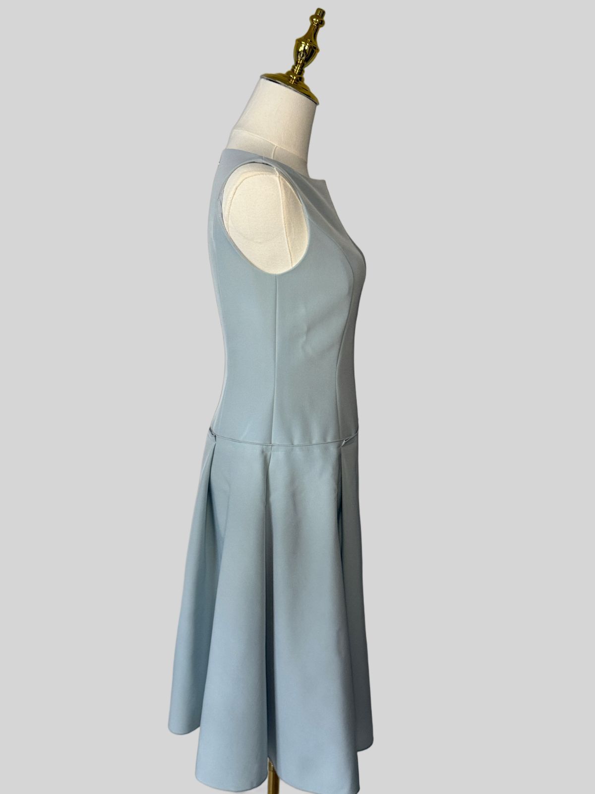 極美品FOXEY/フォクシーニューヨーク 39422 ドレス ノースリーブ