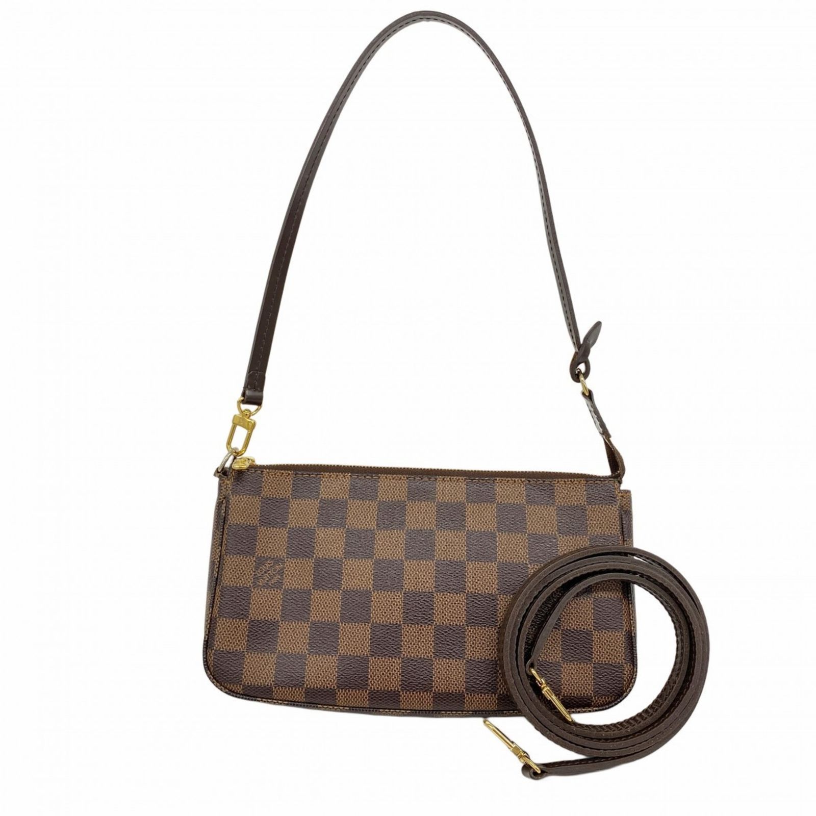 ルイ ヴィトン Louis Vuitton バッグ ポーチ ダミエ ポシェットアクセソワール N 41206 エベヌレディース
