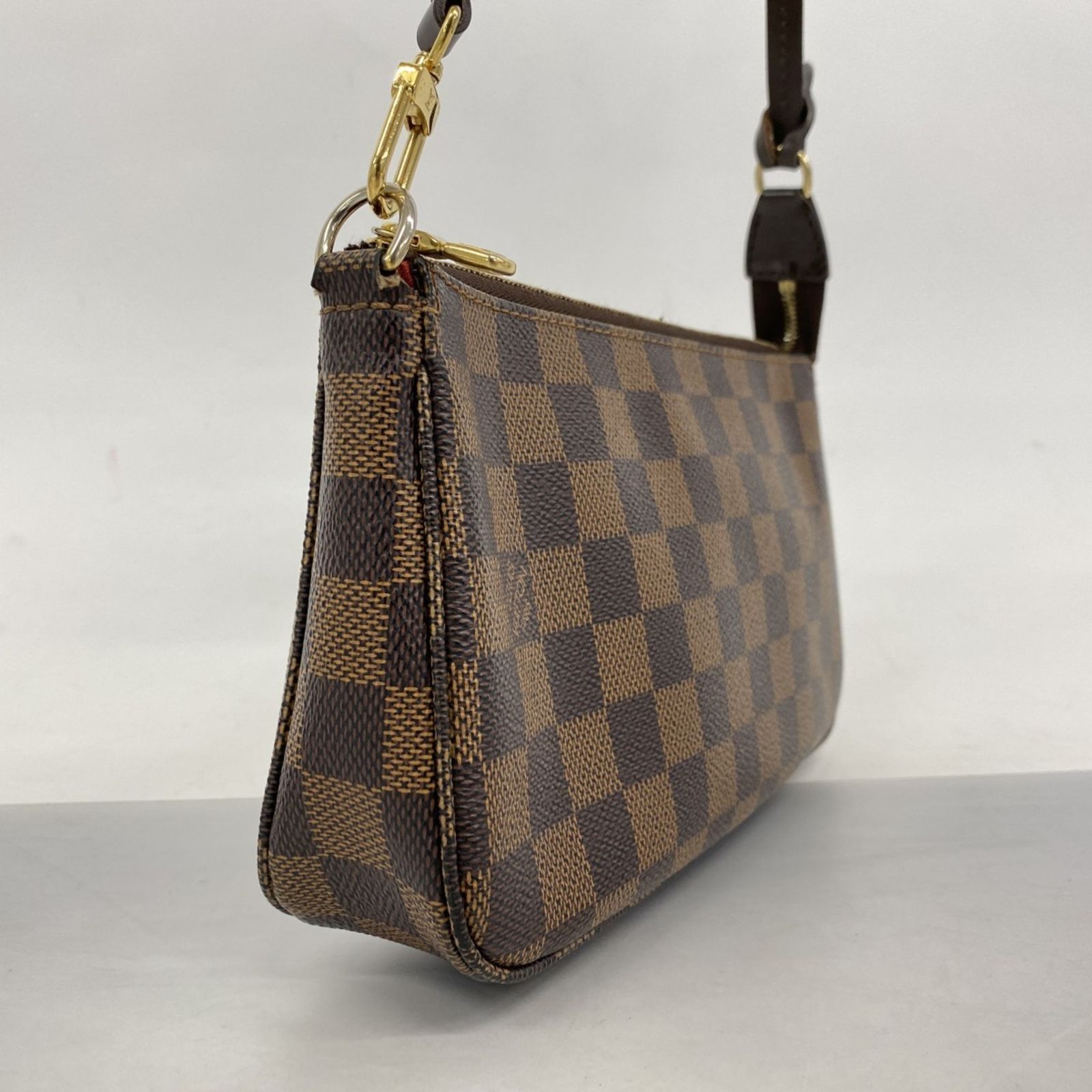 ルイ ヴィトン Louis Vuitton バッグ ポーチ ダミエ ポシェットアクセソワール N 41206 エベヌレディース