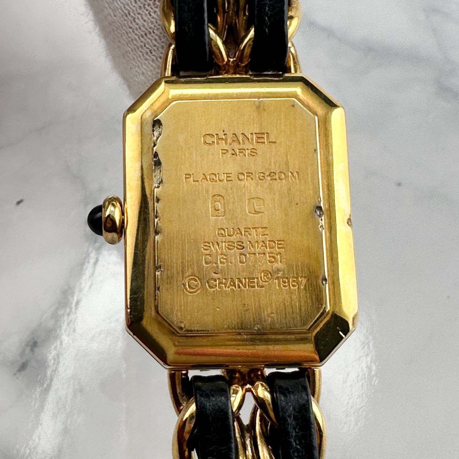 シャネル プルミエール Mサイズ ゴールド クォーツ H0001 - メルカリ