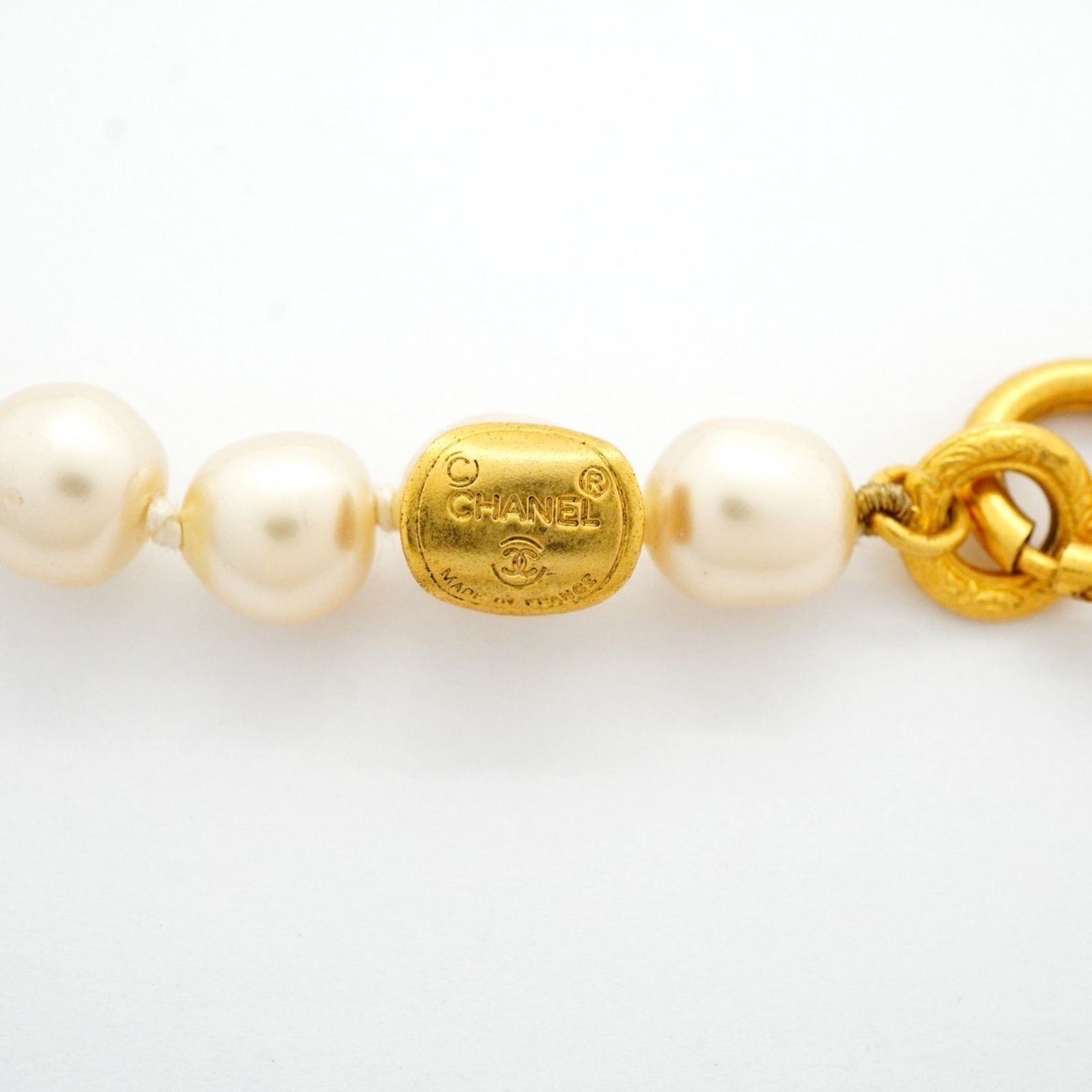 シャネル(Chanel) シャネル ネックレス ココマーク GPメッキ ライン