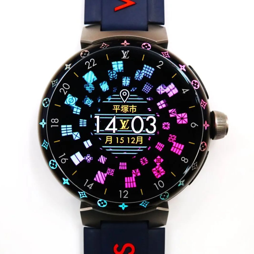 [極美品]ルイヴィトン タンブールホライゾンV3 マットブラック 動作保証&付属品完備】 AB（極美品）ルイヴィトン タンブール