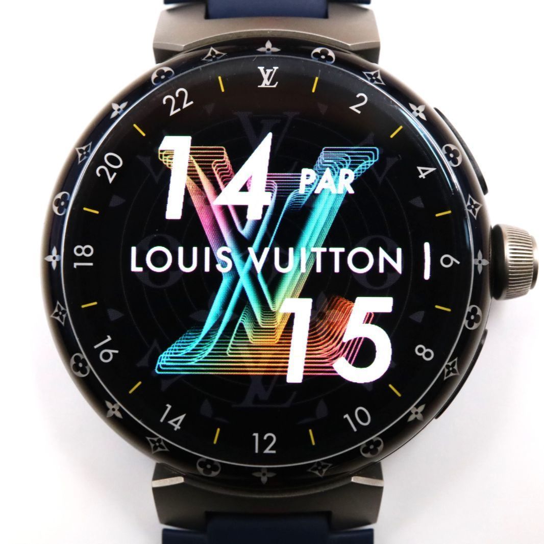 [極美品]ルイヴィトン タンブールホライゾンV3 マットブラック 動作保証&付属品完備】 AB（極美品）ルイヴィトン タンブール