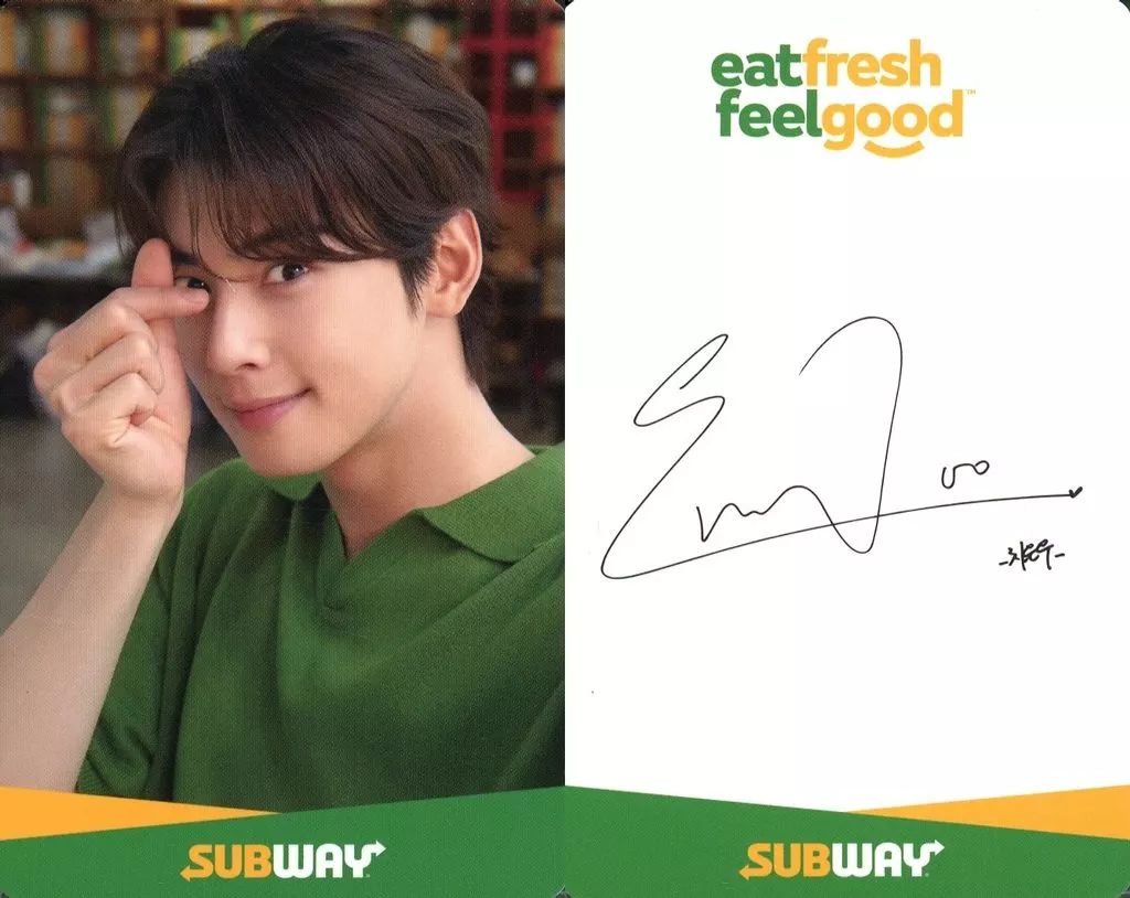 中古】コレクションカード(男性) ASTRO/チャ・ウヌ(Cha Eunwoo)/裏面