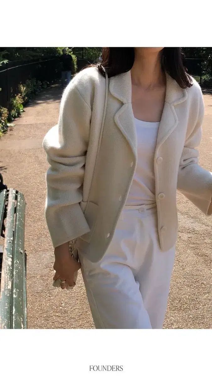 Founders リーク ジャケット アイボリー