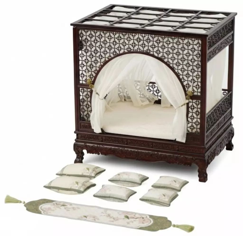 ドール 1 12用 月洞床 ユェドンチュァン 中華風ミニチュア