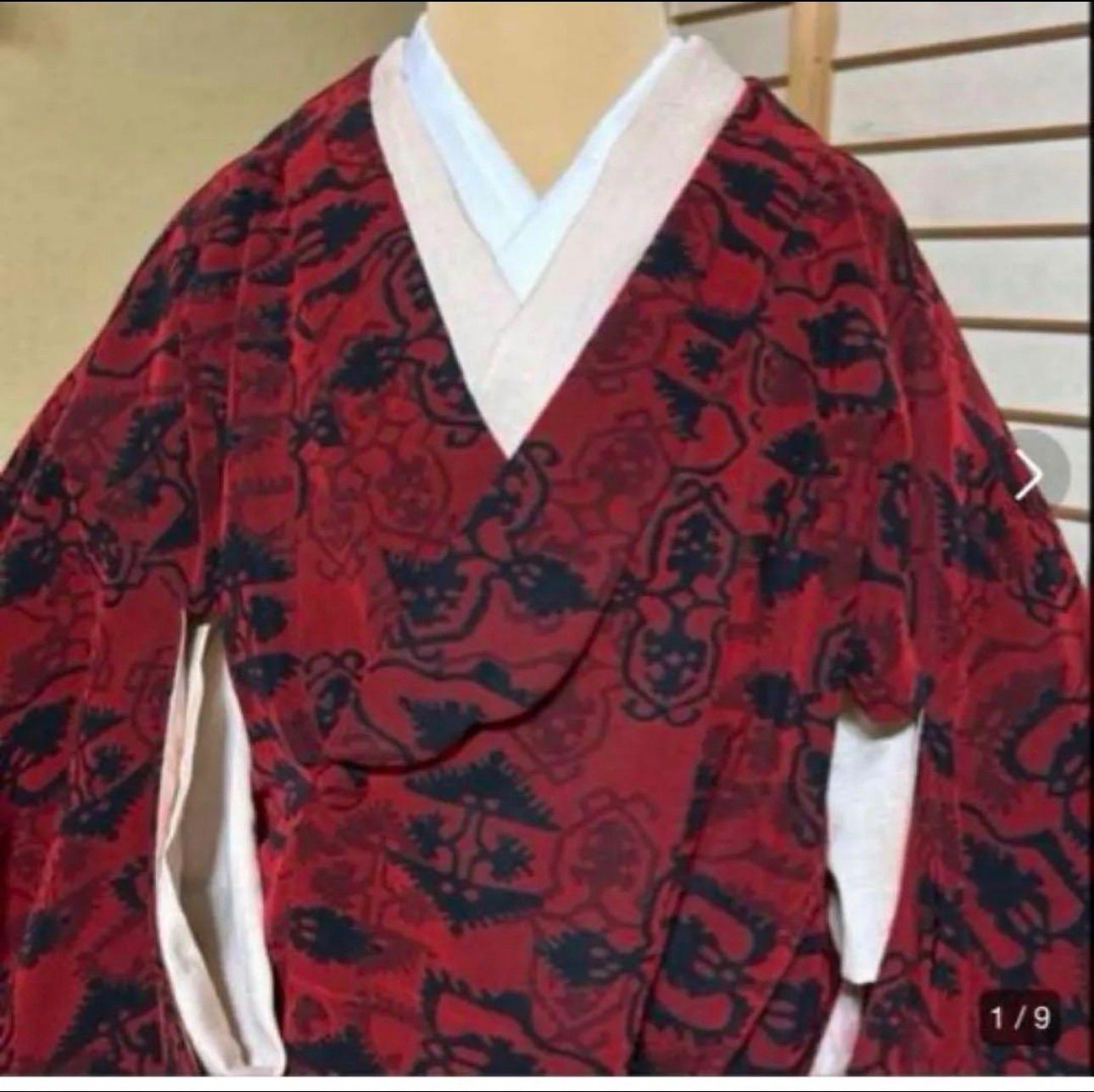 給 コート 道行 65 和洋折衷 和装 ロング 身丈103桁