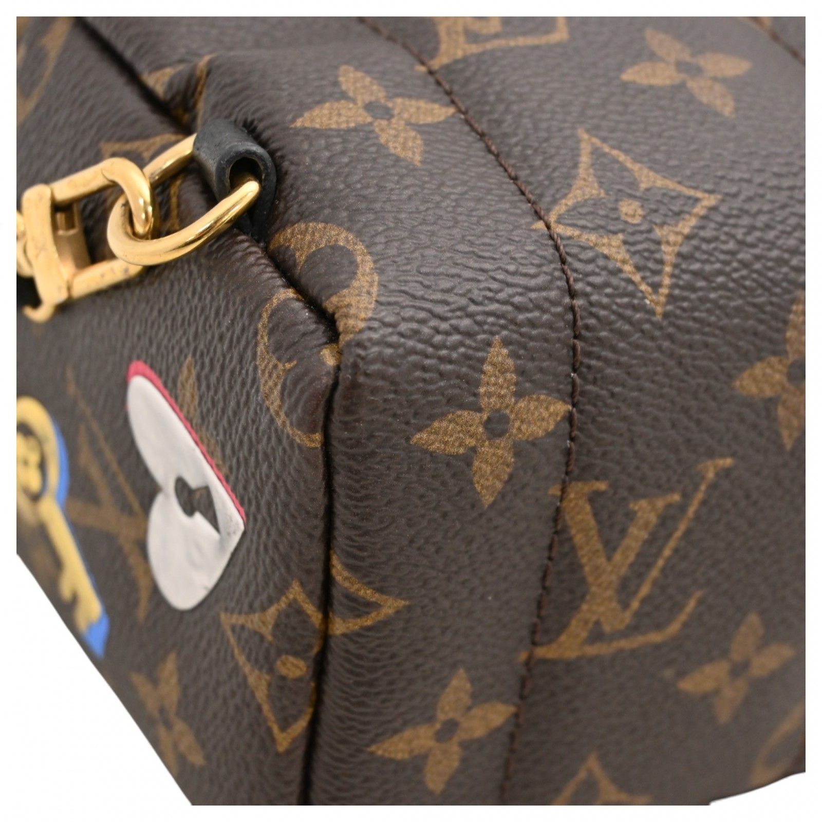  ルイヴィトン モノグラム ラブロック パームスプリングス バックパック ミニ Aランク lv 99139 ng リュック バックパック バッグ