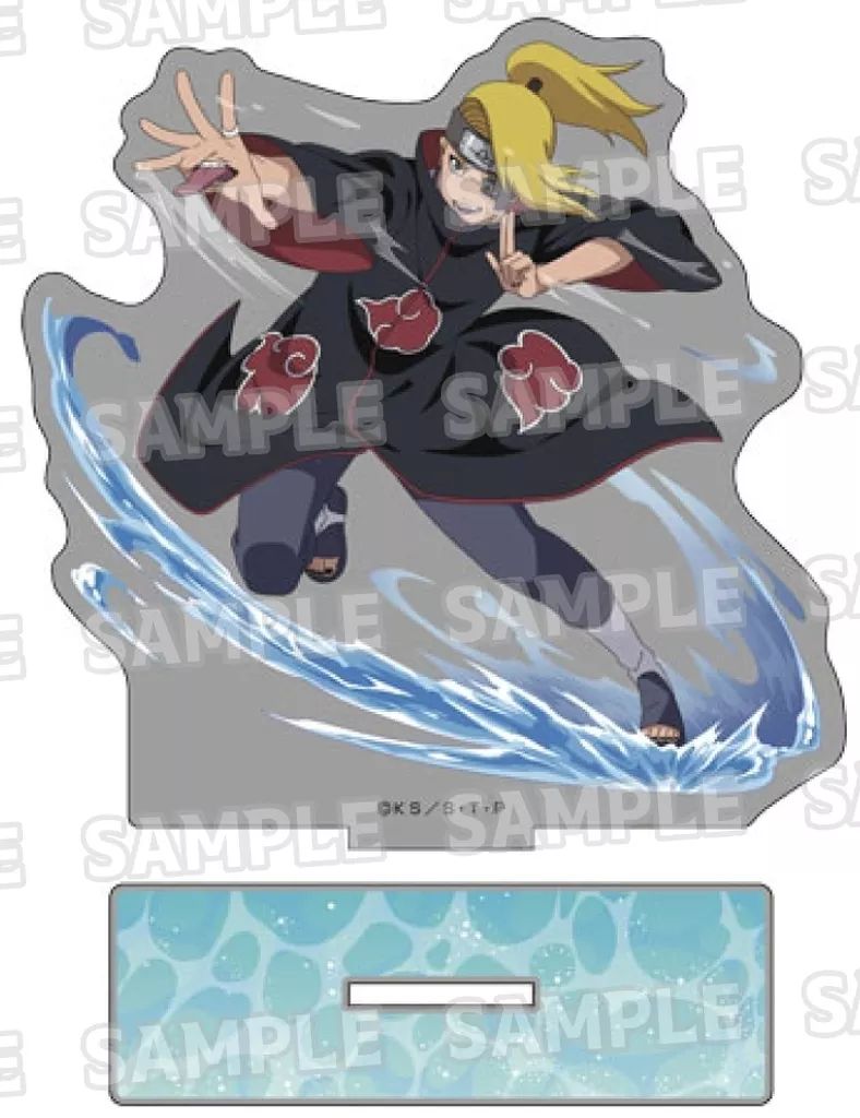  【中古】雑貨 7.デイダラ(修業ver.) 描き下ろしBIGアクリルスタンド 「NARUTO-ナルト- 疾風伝」 アクリルスタンド