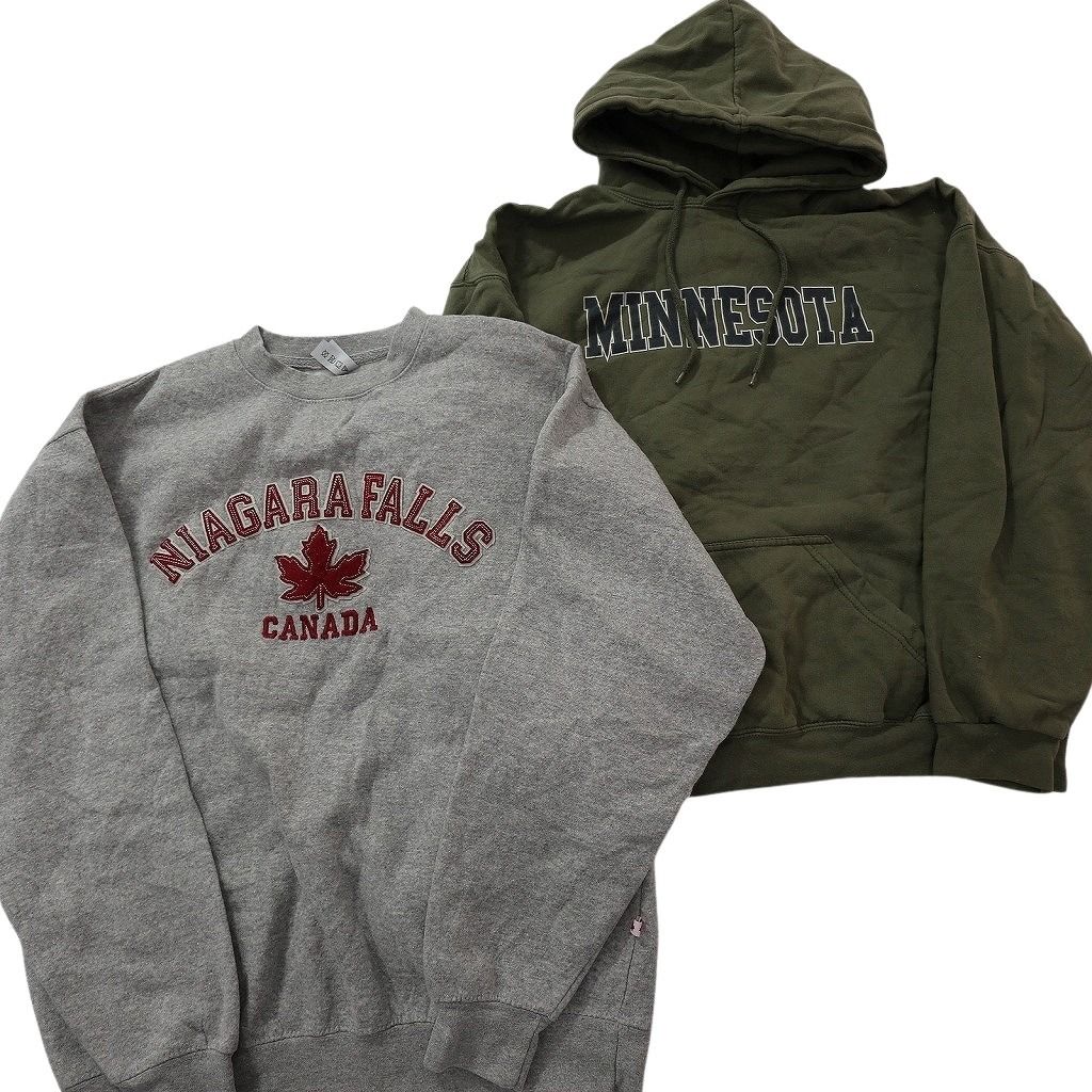 古着卸 まとめ売り カレッジ風 スウェット 8枚セット (メンズ XL