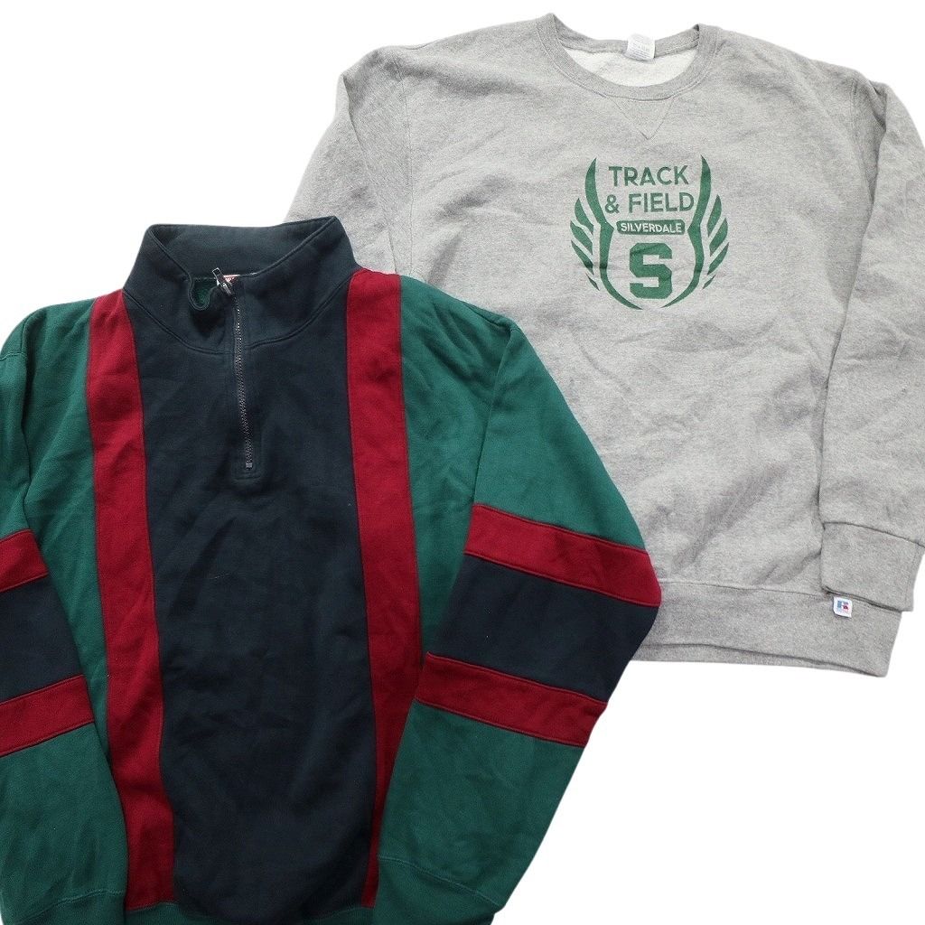 US 古着　長袖　まとめ売り 古着卸 まとめ売り USA製 スウェット 8枚セット (メンズ XL ) フルーツ