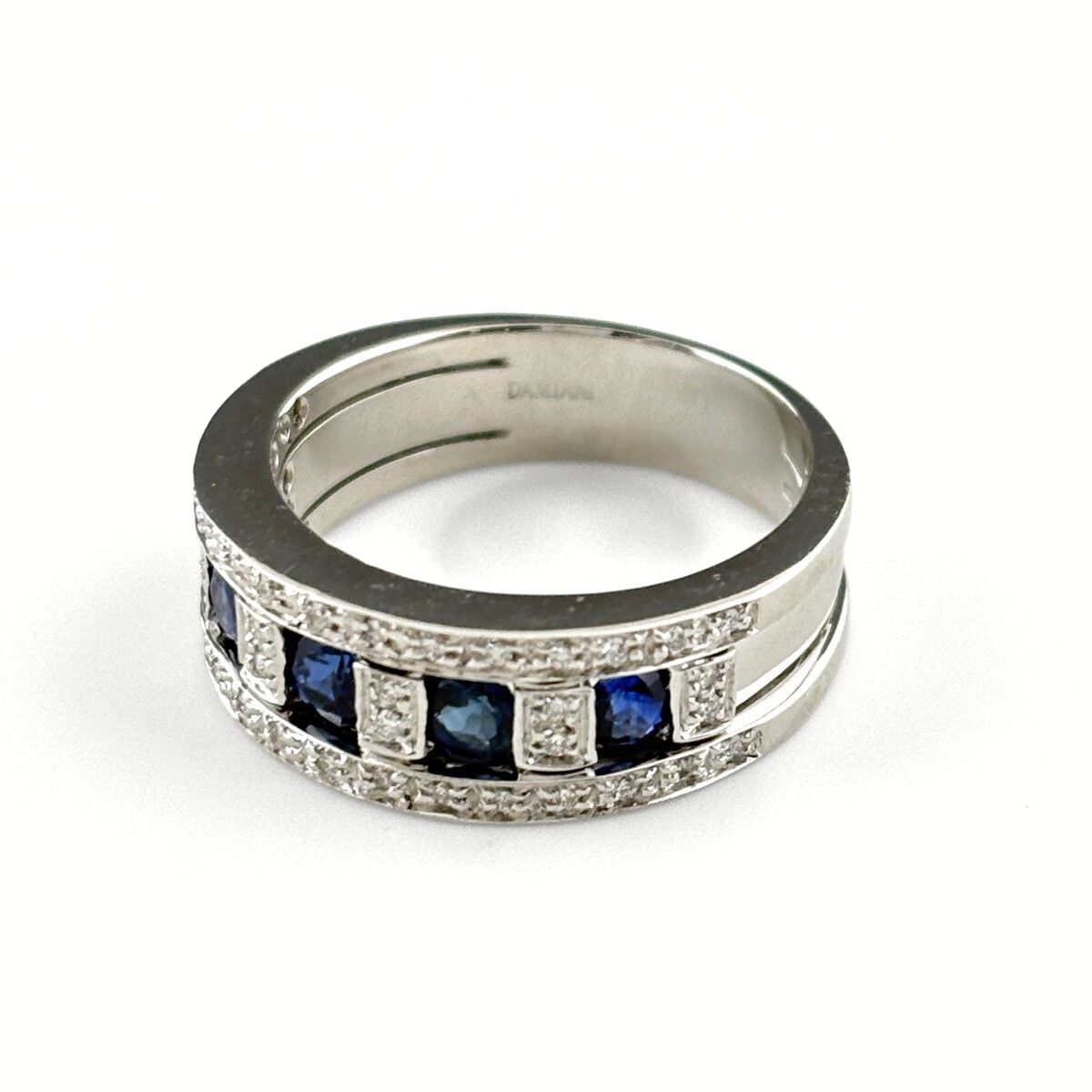ダミアーニ Damiani ベルエポックリング サファイア メレダイヤ 指輪 リング 12.5号 750 ダイヤモンド レディース