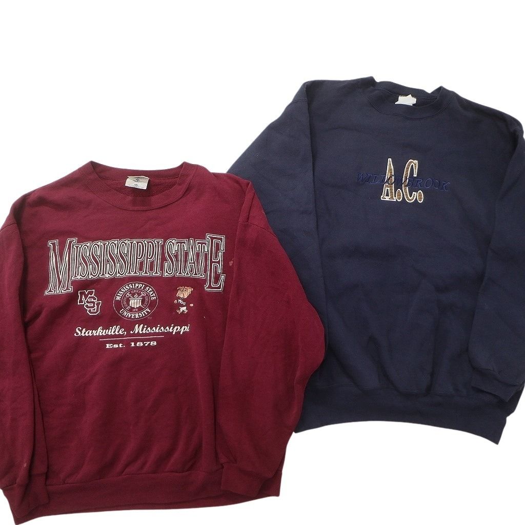 古着卸 まとめ売り USA製 スウェット 8枚セット (メンズ XL ) フルーツ