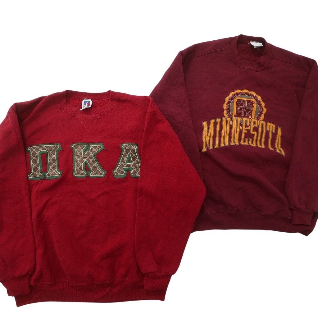 古着卸 まとめ売り USA製 スウェット 8枚セット (メンズ XL ) ラッセル