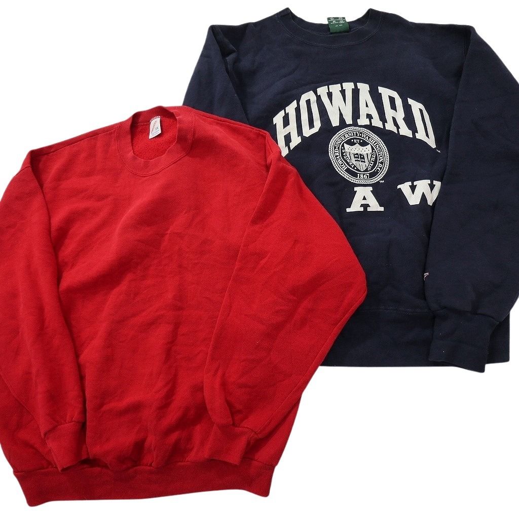 US 古着　長袖　まとめ売り 古着卸 まとめ売り USA製 スウェット 8枚セット (メンズ XL ) フルーツ