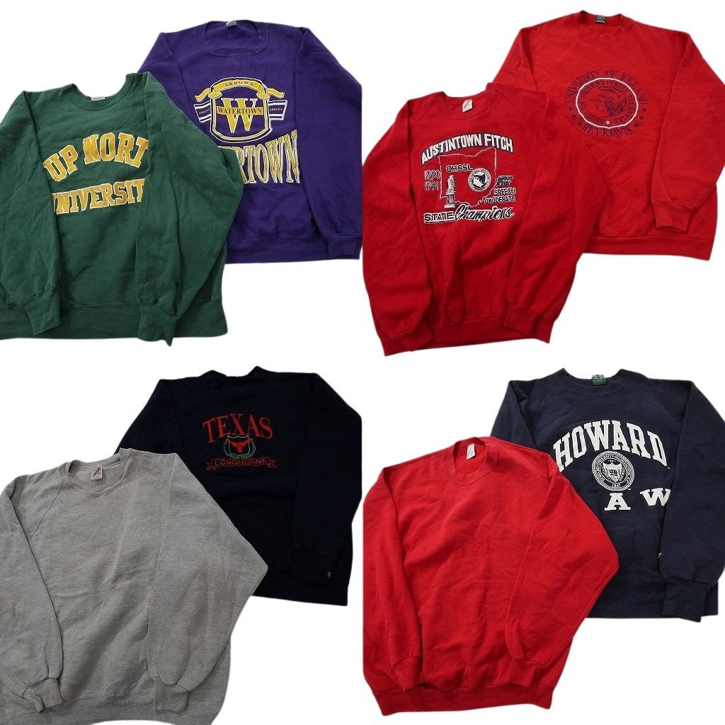古着卸 まとめ売り USA製 スウェット 8枚セット (メンズ XL /2XL