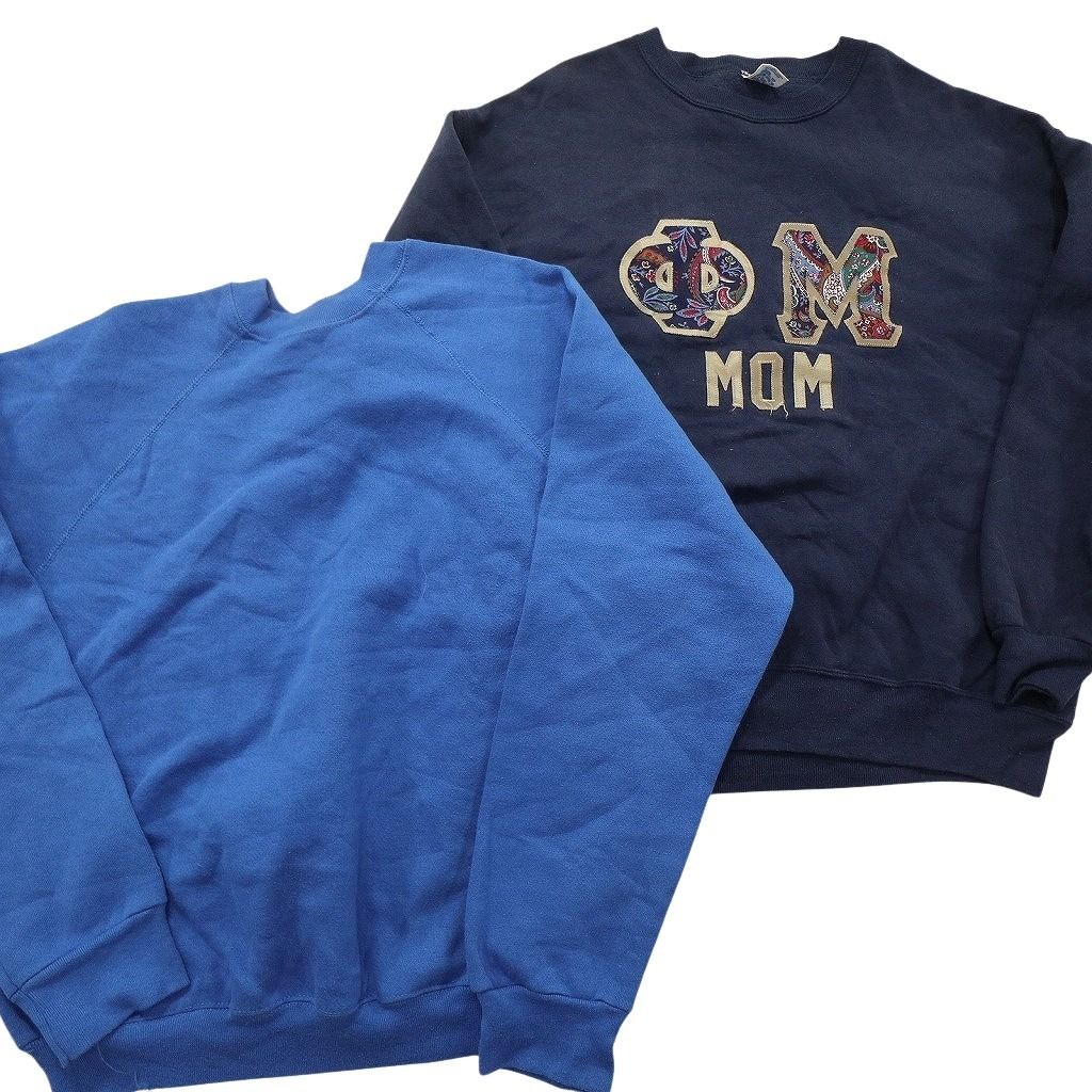 US 古着　長袖　まとめ売り 古着卸 まとめ売り USA製 スウェット 8枚セット (メンズ L