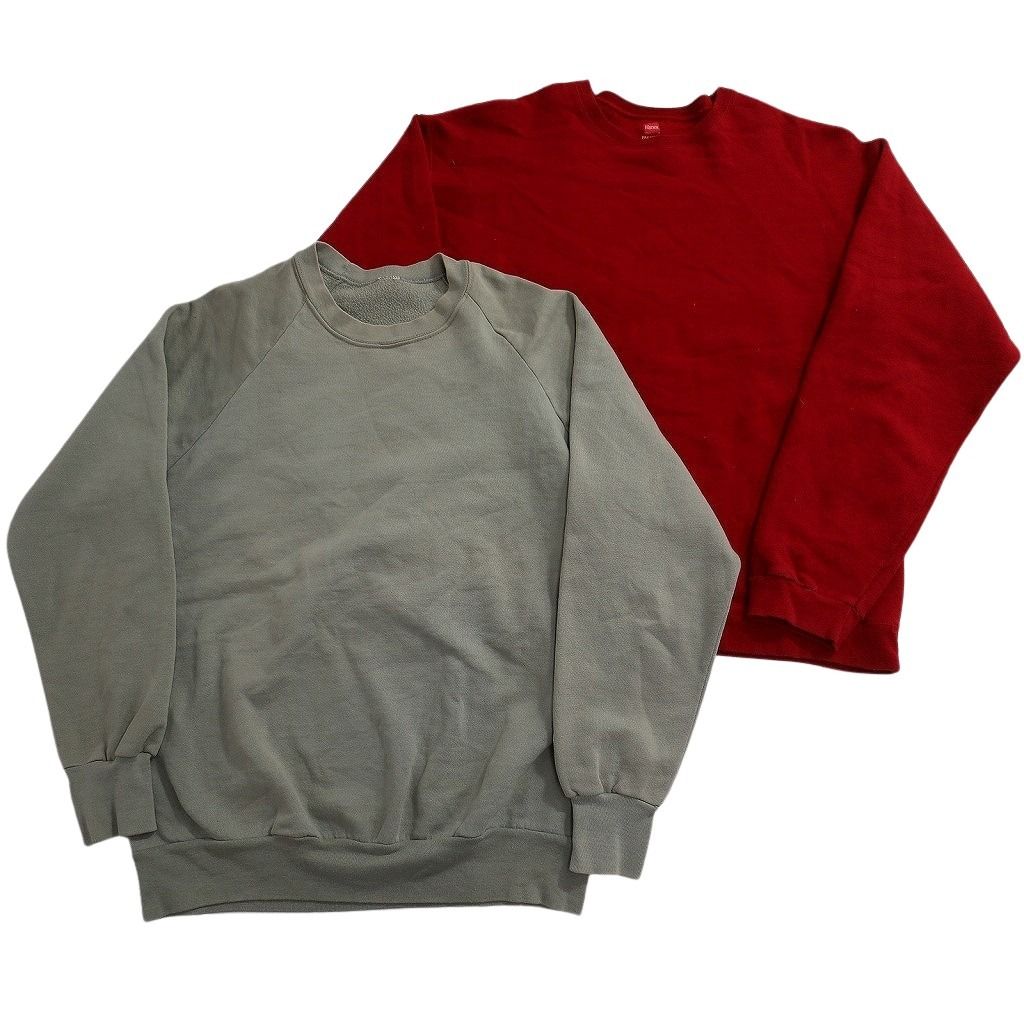 古着卸 まとめ売り 無地 スウェット 7枚セット (メンズ M ) ジップ