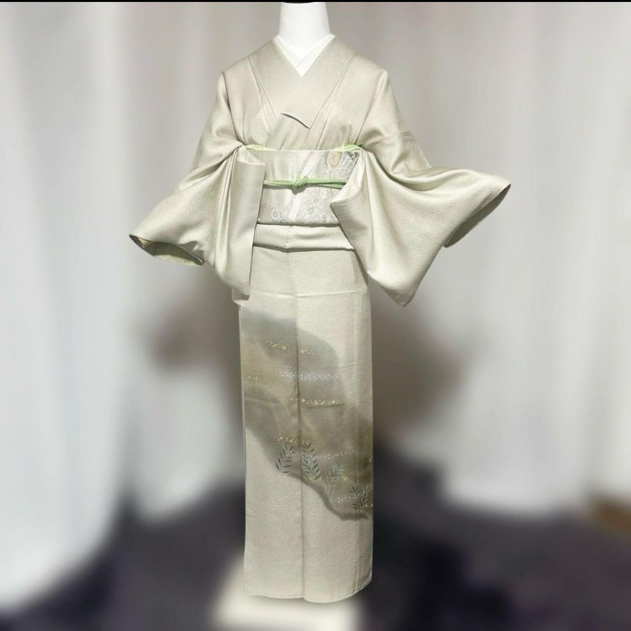 未使用近い 美品 袷 正絹 金彩 訪問着 162/67 フルセット4点 - メルカリ