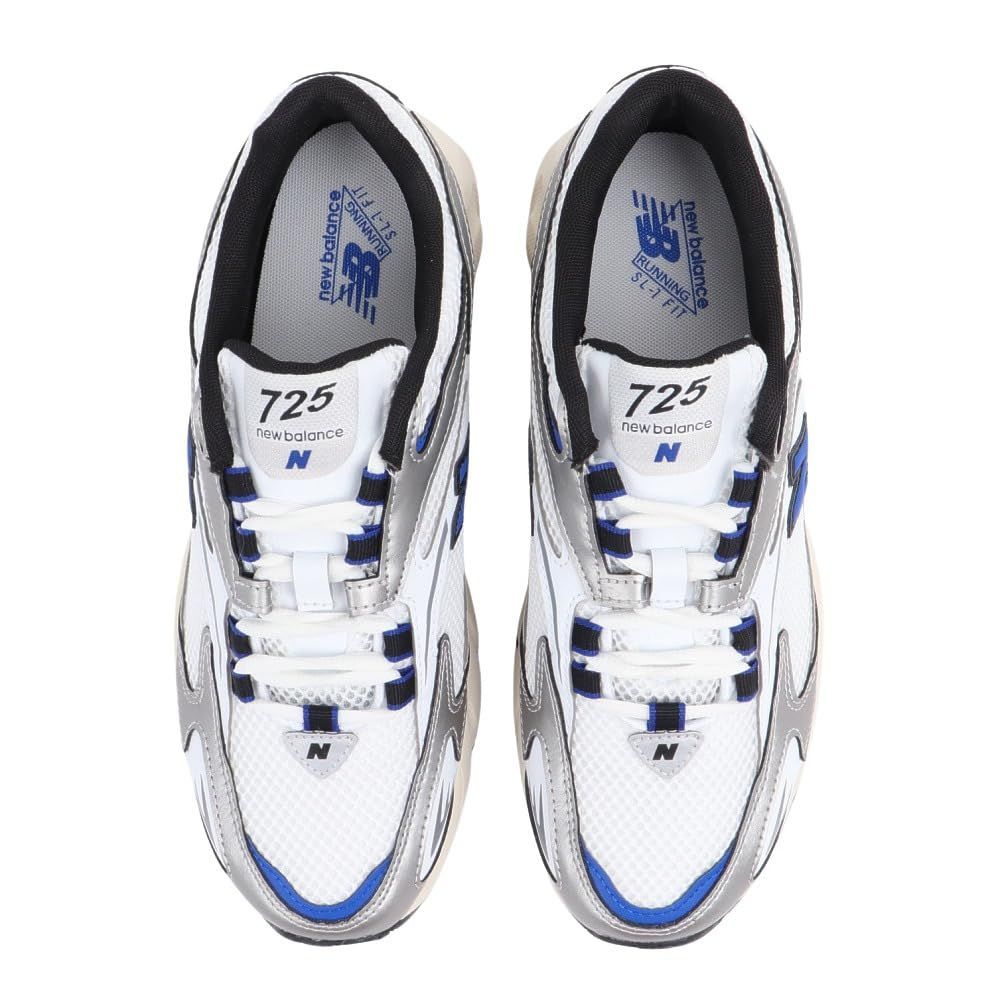 ニュー ンス balance スニーカー スポーツシューズ ML 725 V 1 CID シューズ 靴 運動 スポーツ カジュアル 軽量 快適 通勤 通学 ファッション 散歩 贈り物 ギフト メンズ ホワイト ブルー 23.0 cm