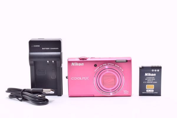 美品｜Nikon COOLPIX S6200 PK クールピクス ブリリアントレッド
