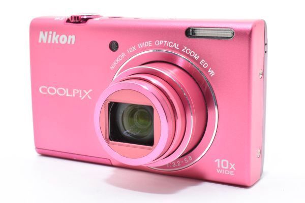 美品｜Nikon COOLPIX S6200 PK クールピクス ブリリアントレッド