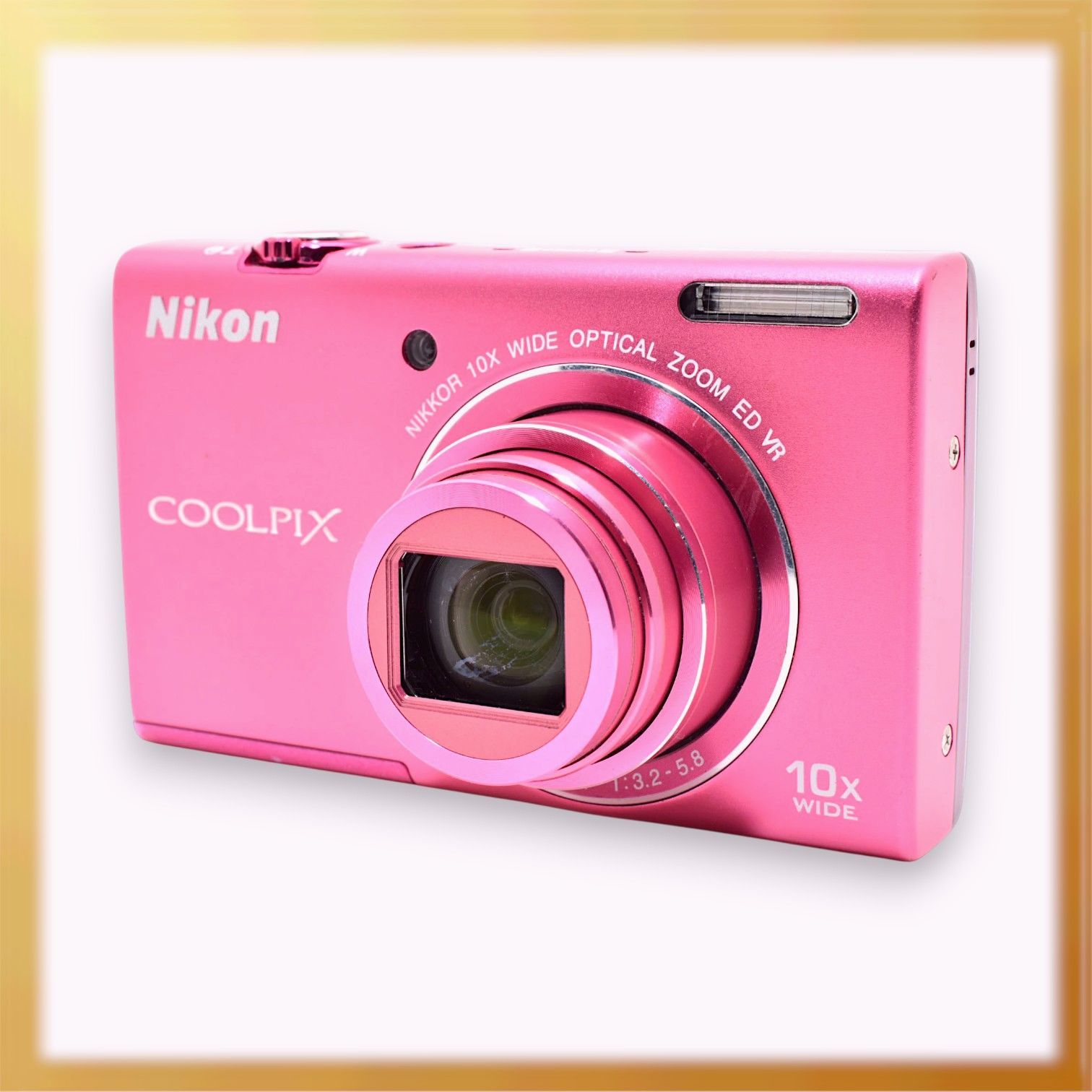Nikon COOLPIX S 6200 PK クールピクス ブリリアントレッド デジタルカメラ U 050