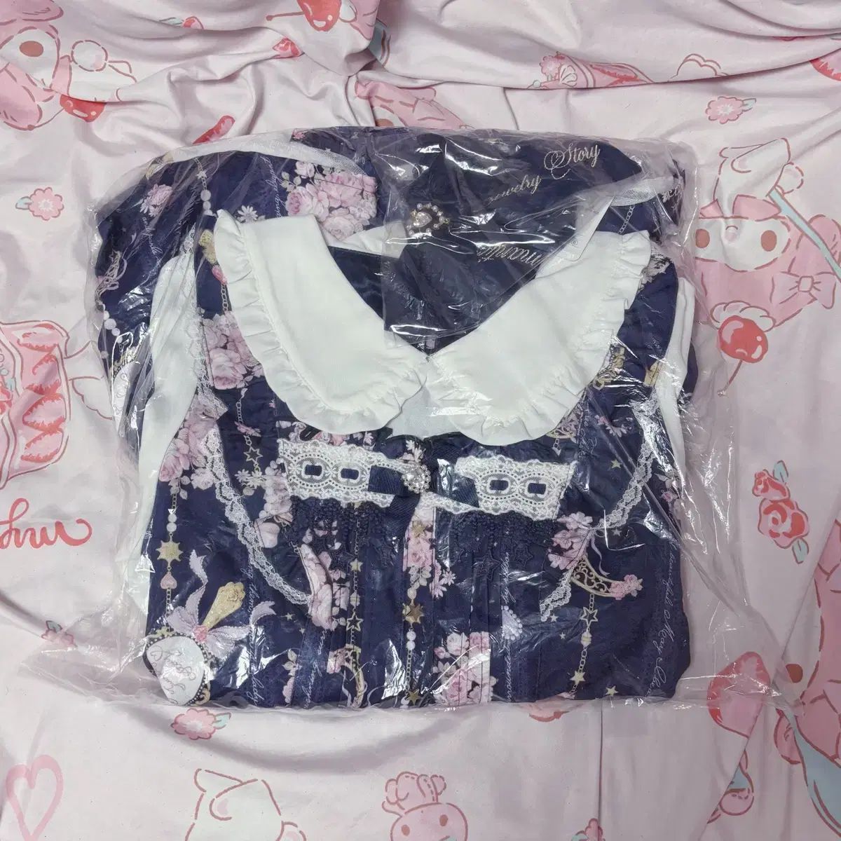 リズリサ ジュエリー ONE PIECE ネイビー 地雷系 量産型 サブ