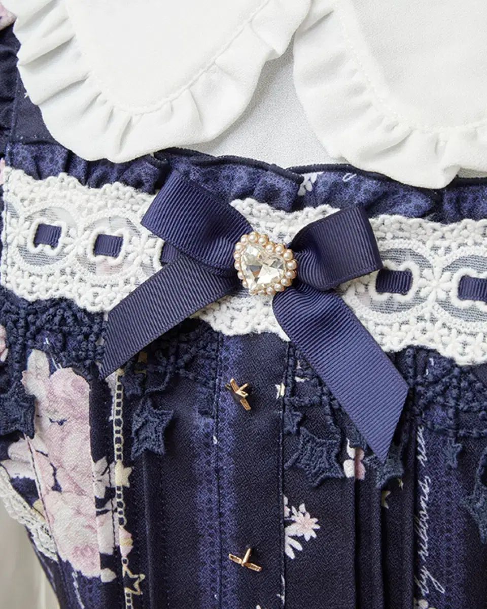 リズリサ ジュエリー ONE PIECE ネイビー 地雷系 量産型 サブ