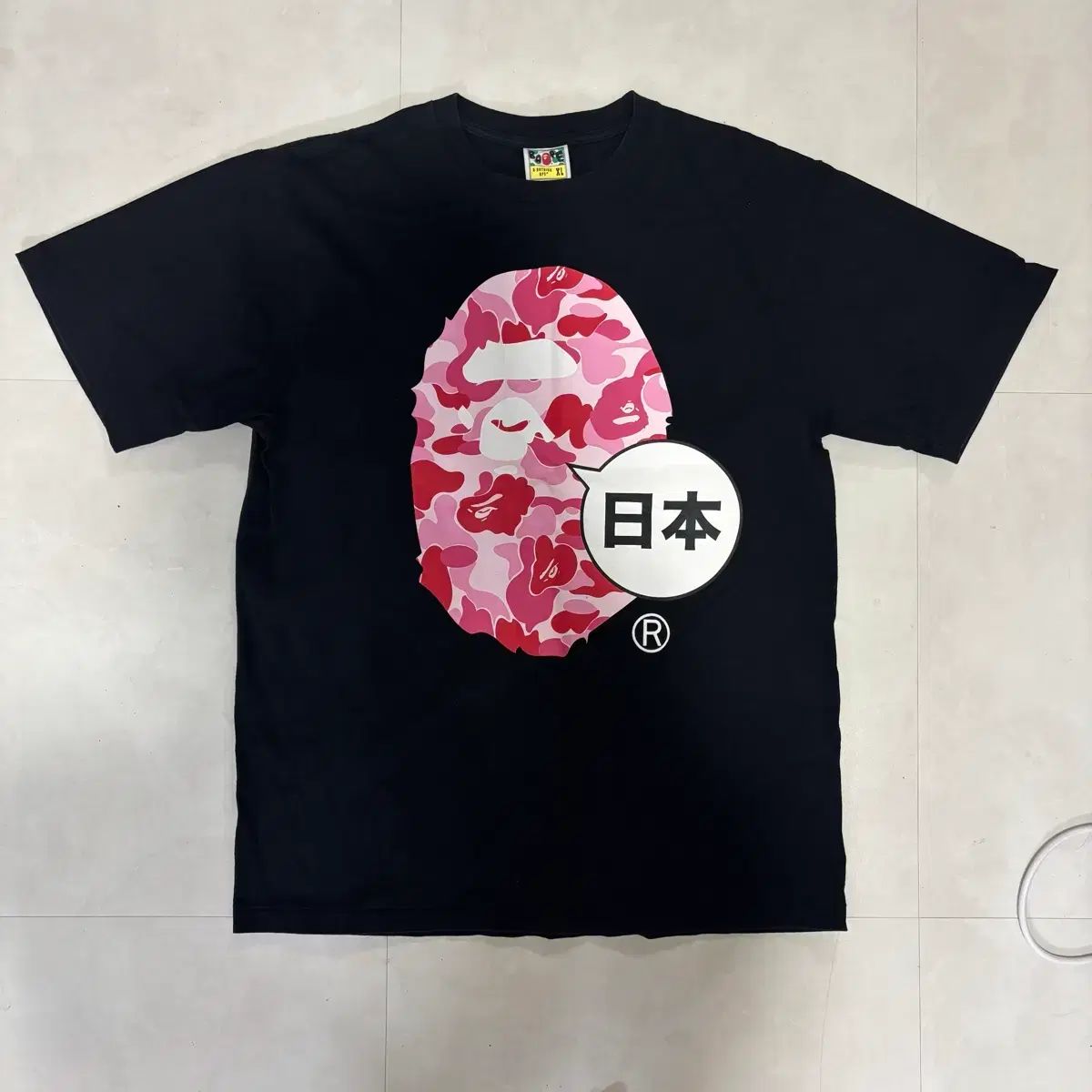 A BATHING APE アベイシングエイプ ジャパン BIG エイプ HEAD ヘッド シティ XL
