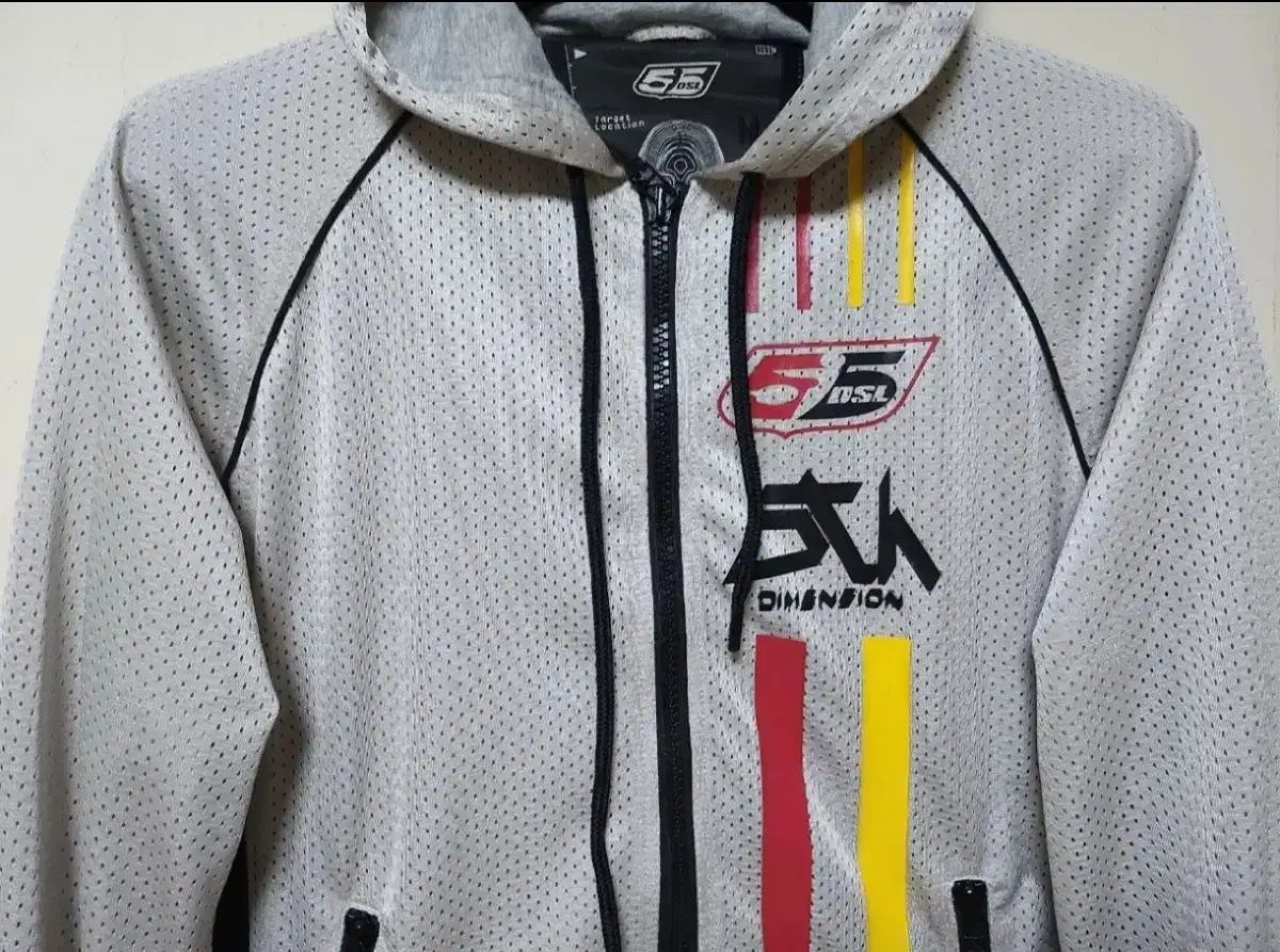 DIESEL 55DSL ディーゼル エンブロイダリー フーデッド ジップアップ ジャケット メンズ M