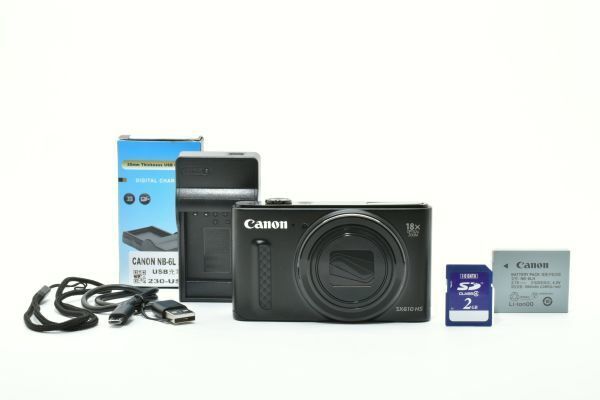 級 Canon PowerShot SX 610 HS ブラック 光学18倍ズーム デジタルカメラ U 029