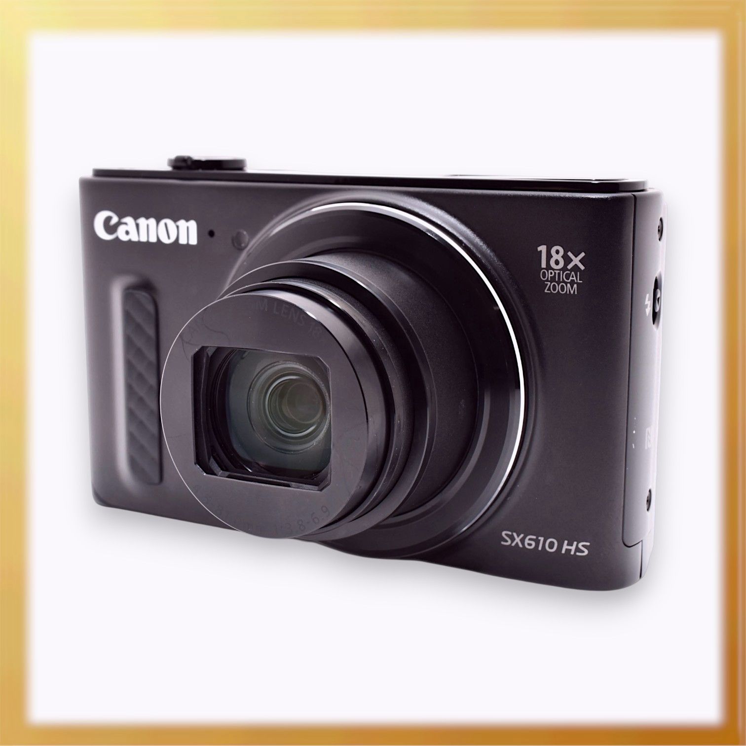 級 Canon PowerShot SX 610 HS ブラック 光学18倍ズーム デジタルカメラ U 029