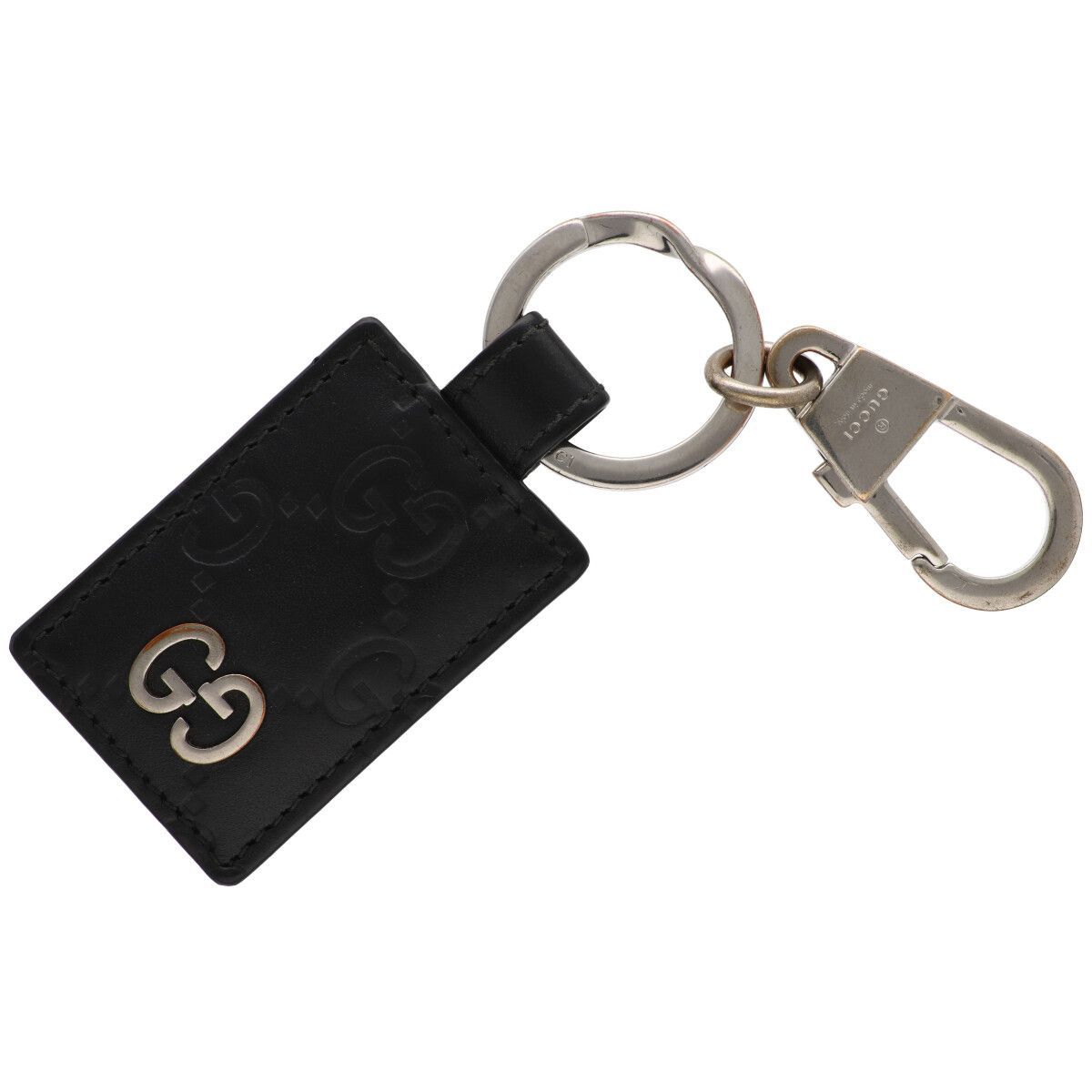 GUCCI グッチ キーホルダー シマ ブラック YM