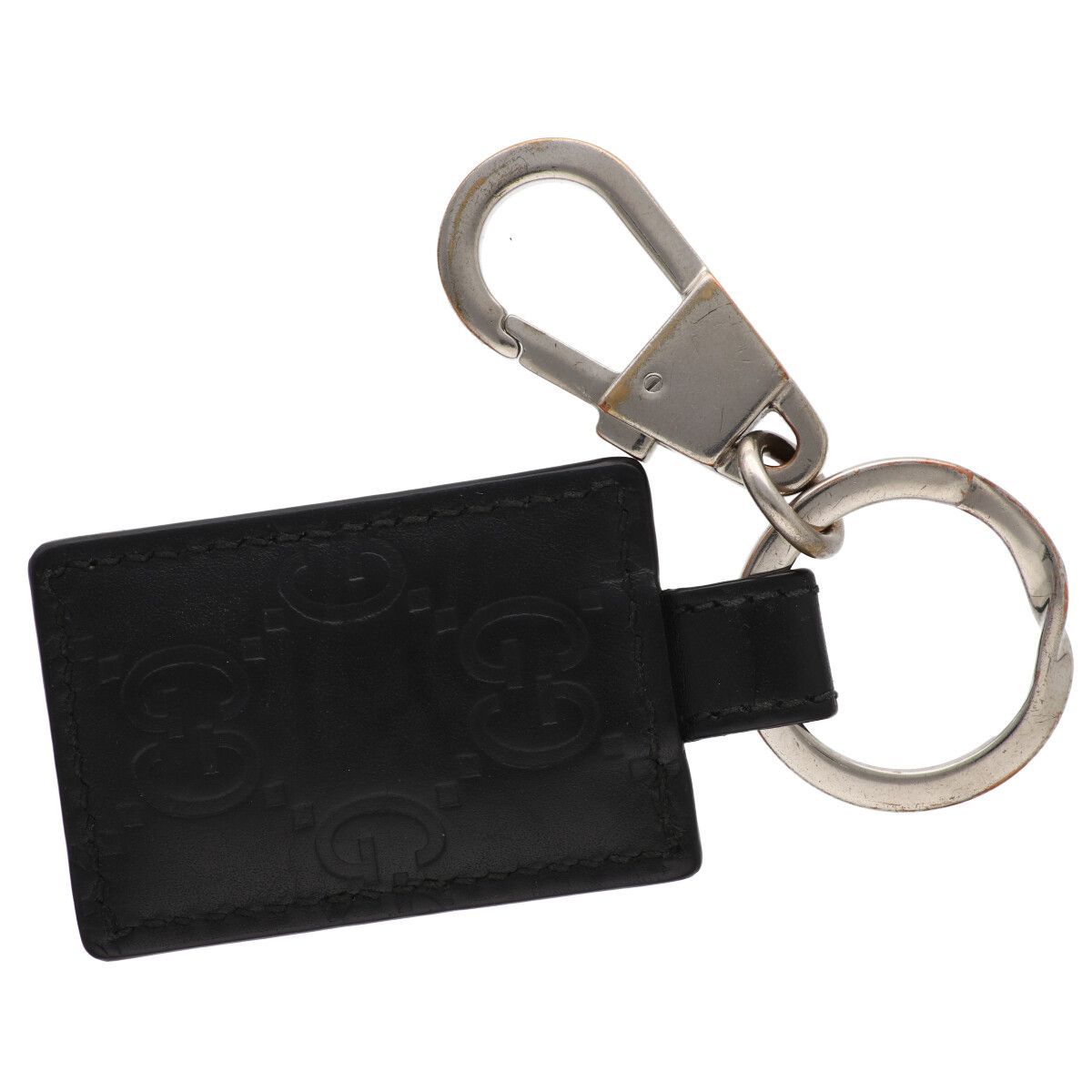 GUCCI グッチ キーホルダー シマ ブラック YM