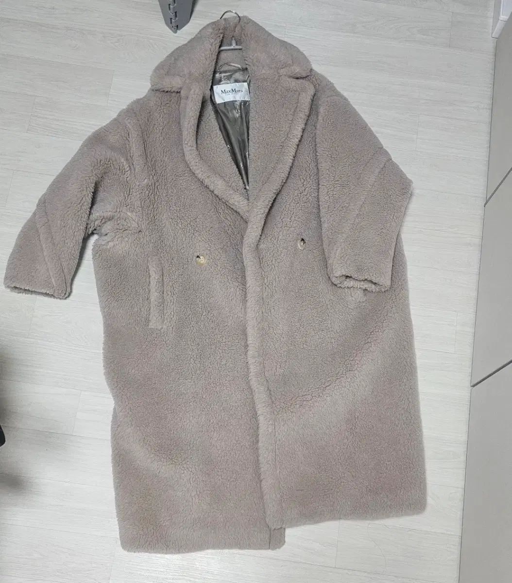 MAX MARA マックスマーラ テディコート スモール ベージュ グレー