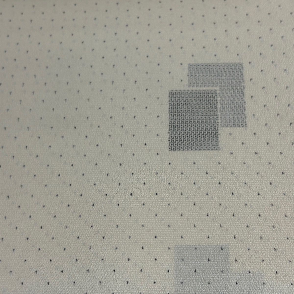 反物 逸品 塩沢紬 証紙有り 塩沢絣 蚊絣 亀甲絣 クリーム 正絹 【中古