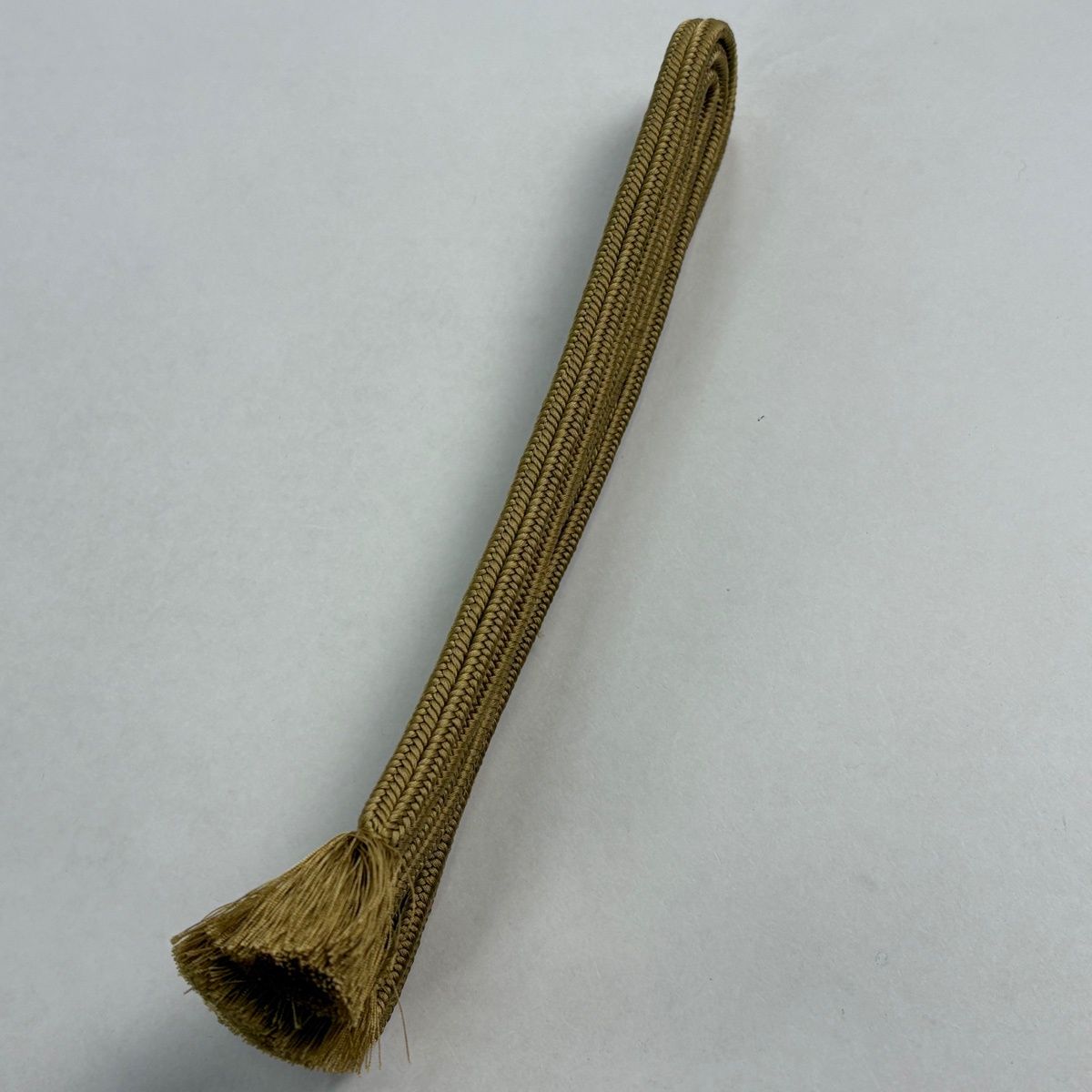 帯締め 無形文化財 有職組紐 道明 カジュアル 薄茶色 正絹 和装小物