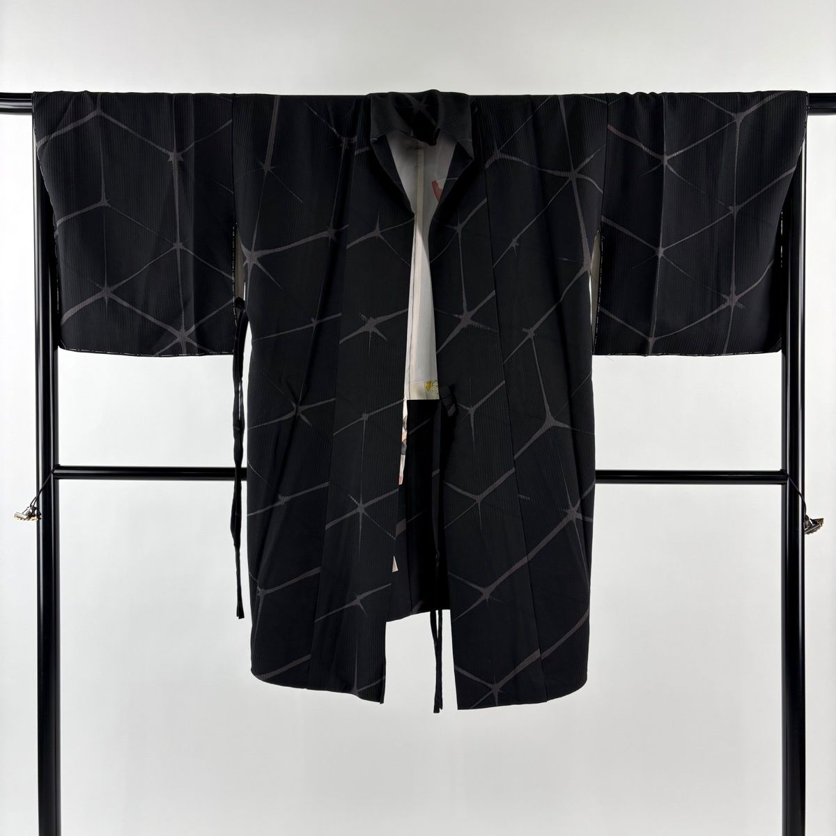 和装コート 幾何学模様