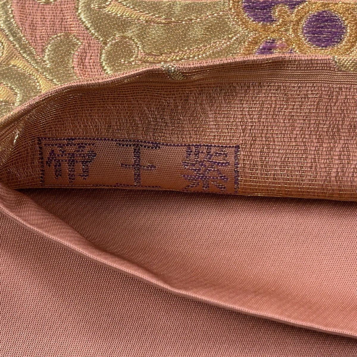 ピンクベージュ 六通