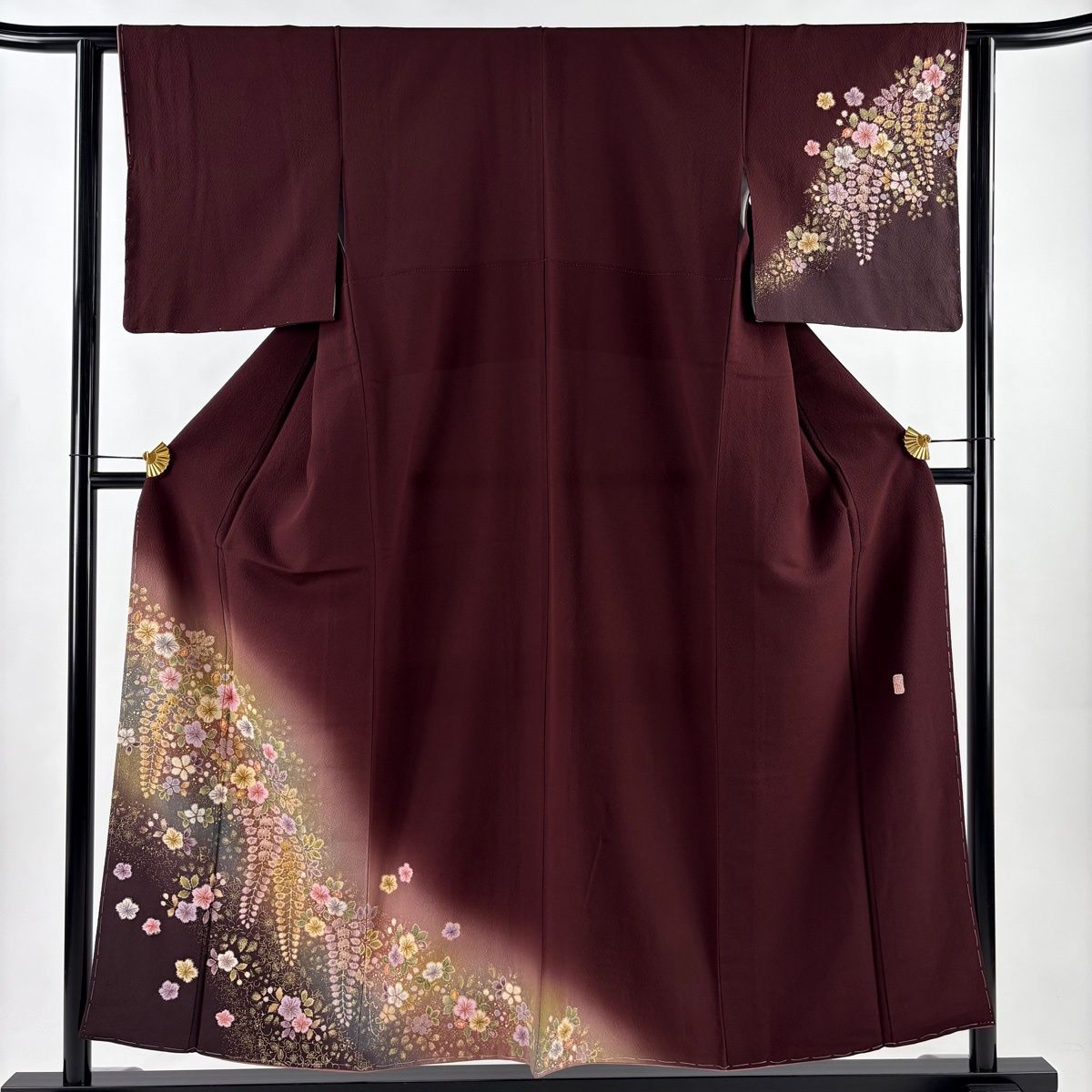 美品】 付下げ 身丈154.5cm 裄丈62cm S 袷 翠山工房 やまと 落款