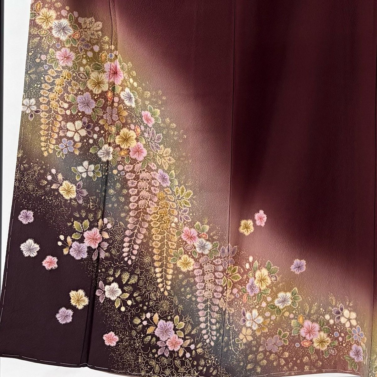 美品】 付下げ 身丈154.5cm 裄丈62cm S 袷 翠山工房 やまと 落款