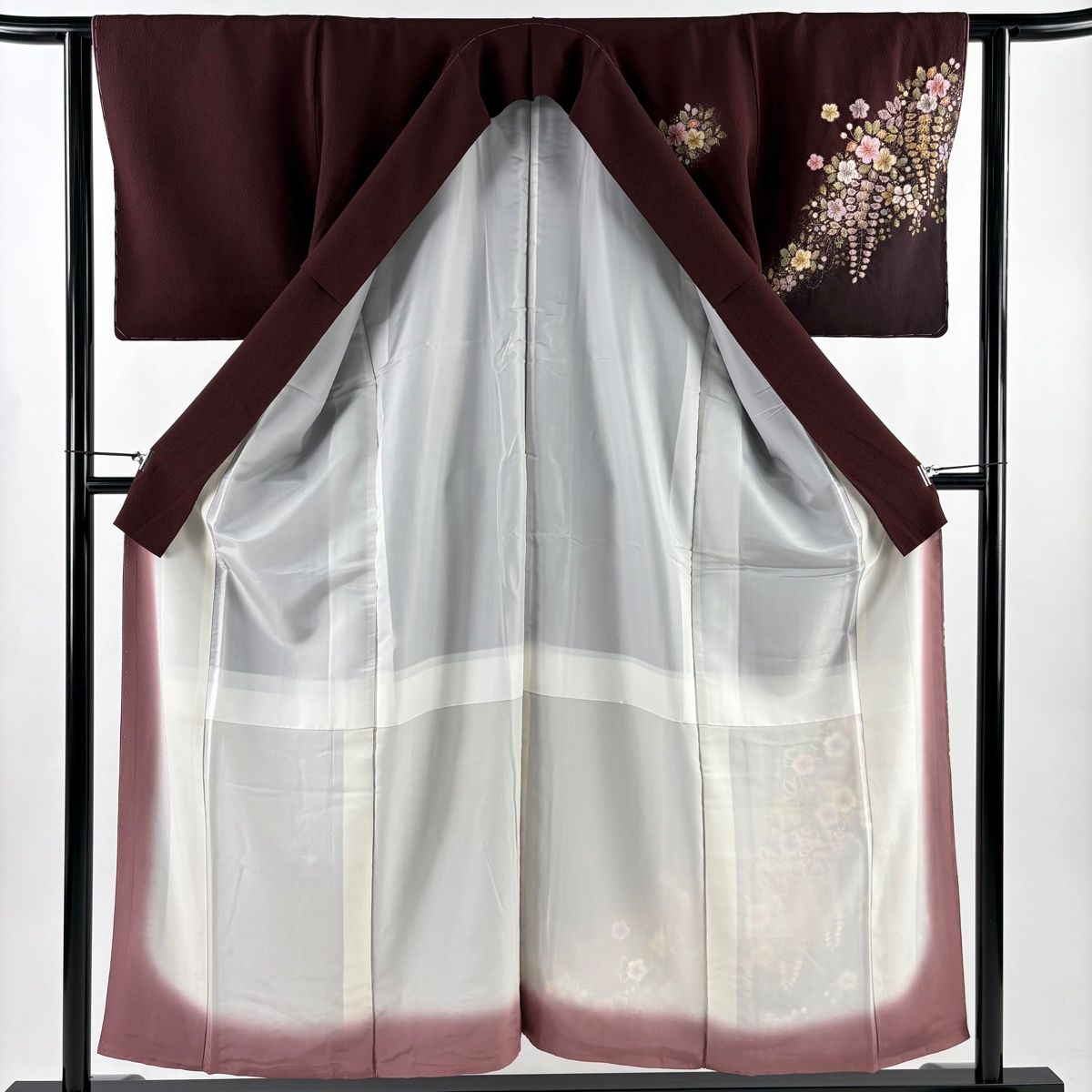 美品】 付下げ 身丈154.5cm 裄丈62cm S 袷 翠山工房 やまと 落款