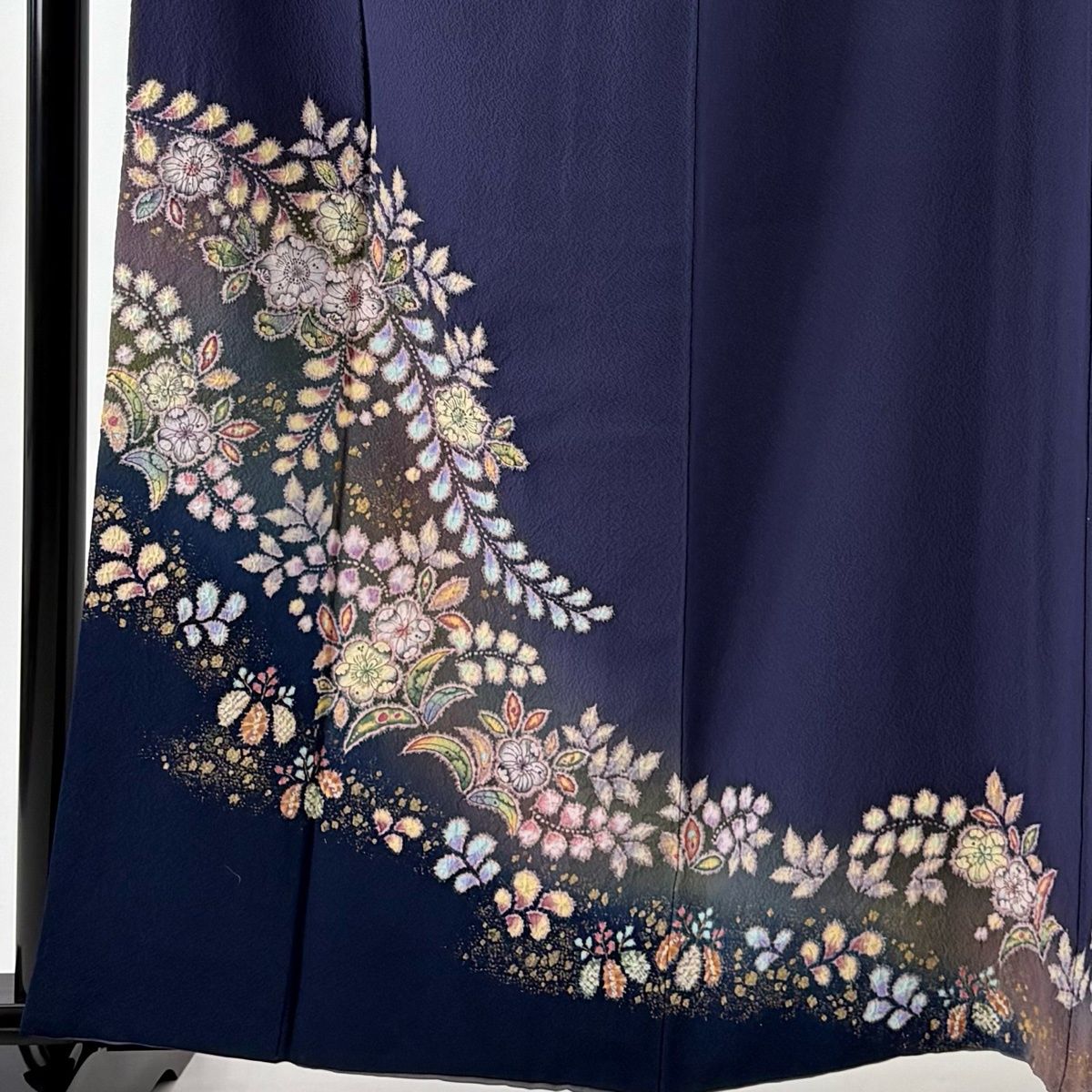 付下げ 身丈162.5cm 裄丈64.5cm M 袷 翠山工房 やまと 落款 辻が花