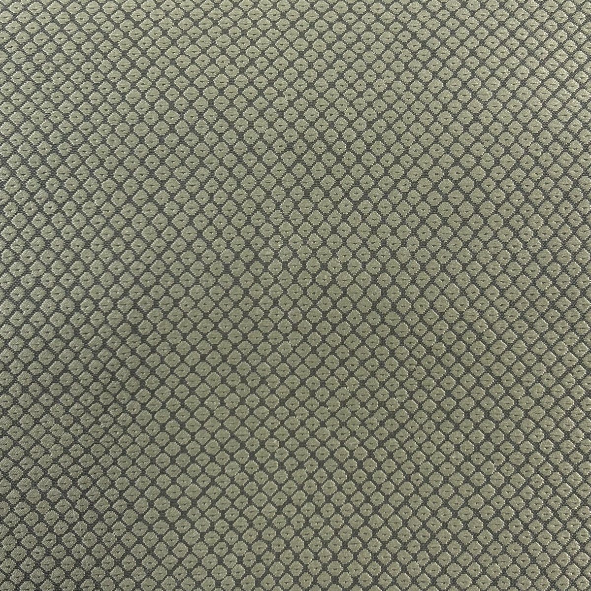 袋帯 秀品 疋田柄 唐織 灰緑 全通 正絹