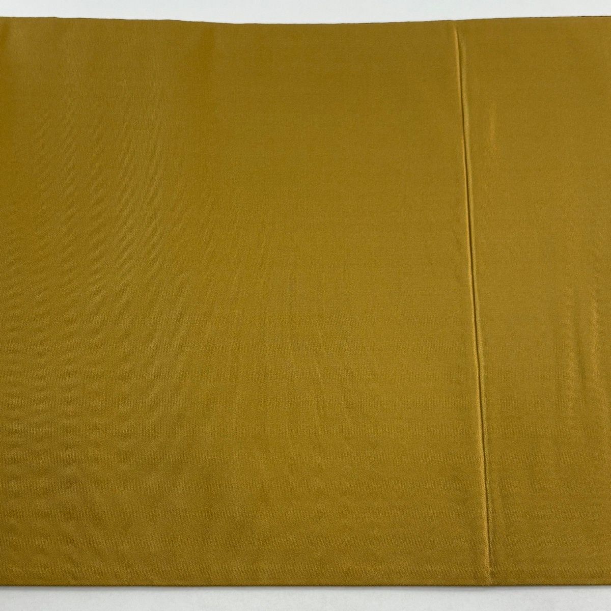  袋帯 秀品 幾何学模様 ぼかし柄 箔 金銀彩 山吹茶色 全通 正絹 袋帯 帯