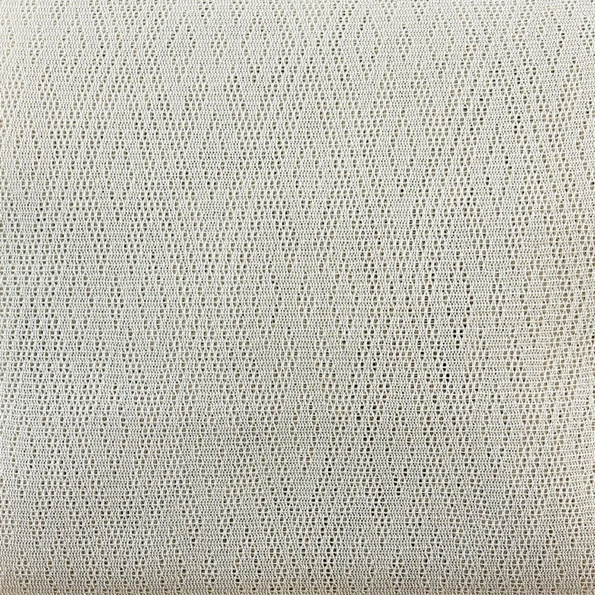 名古屋帯 八寸名古屋帯 松葉仕立て トンネル仕立て 夏帯 菱 ベージュ 正絹