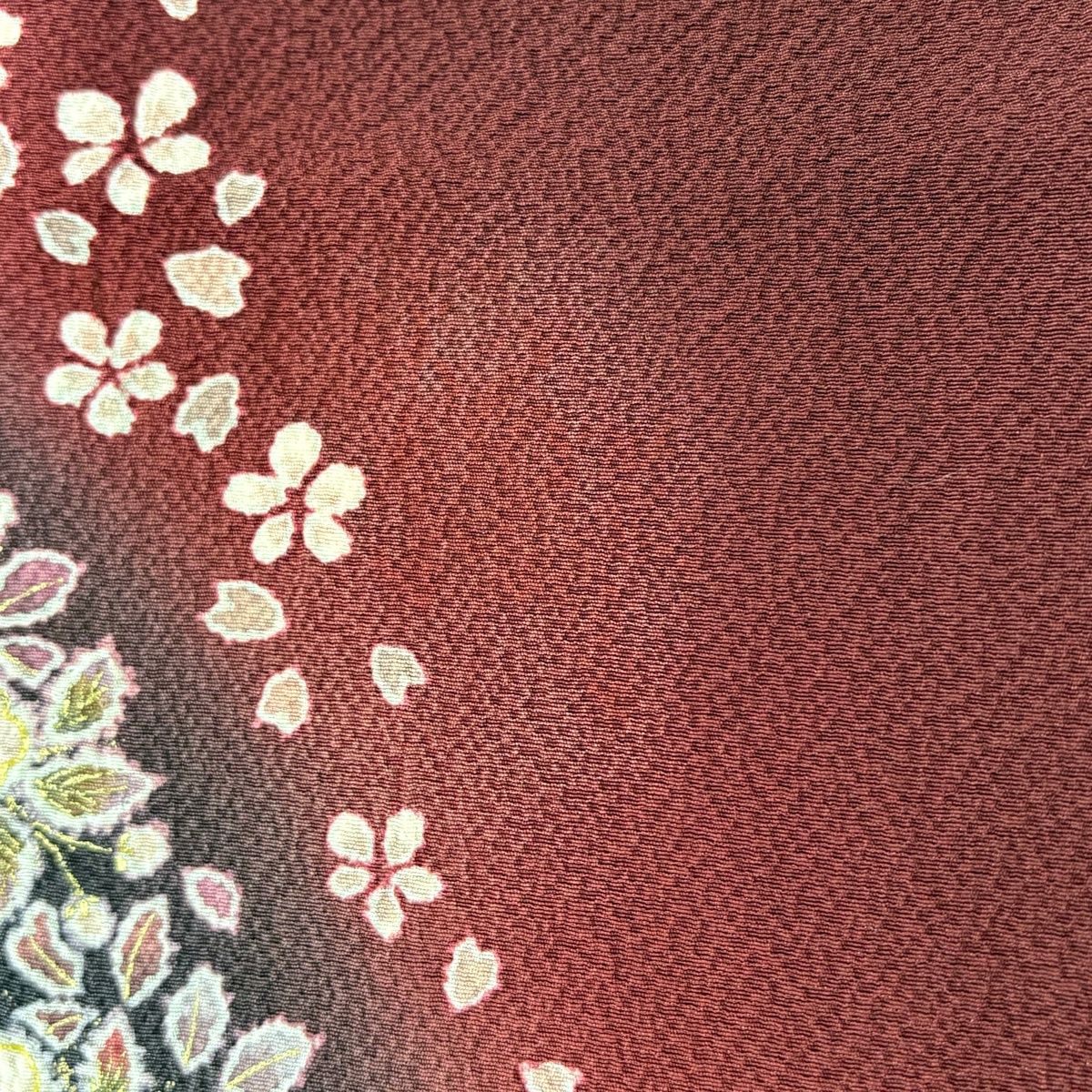 付下げ 身丈157.5cm 裄丈62cm S 袷 翠山工房 やまと 落款 辻が花 流水